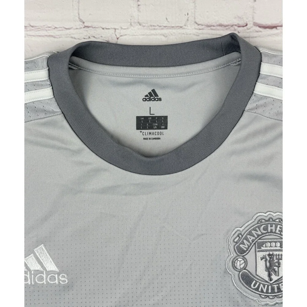 Manchester United 2017/2018 Third Football Shirt Jersey adidas Size LG